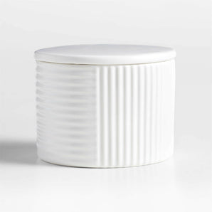 Hanno Textured Ceramic Butter Keeper.
