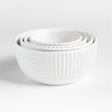 Hanno White Ceramic Measuring Cups.