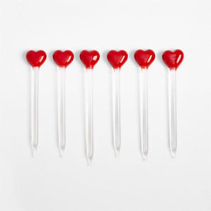 Heart Cocktail Picks.