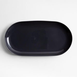 Hudson Charcoal Stoneware Platter.