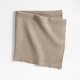 Hudson Clay Taupe Dinner Napkin.