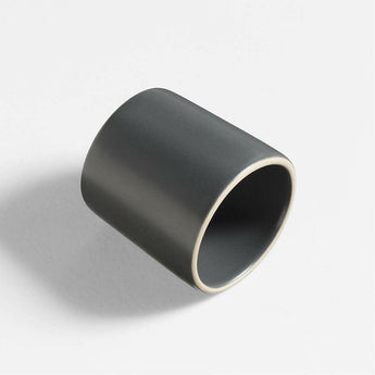 Hudson Charcoal Stoneware Napkin Ring.