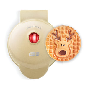 Dash Reindeer Mini Waffle Maker