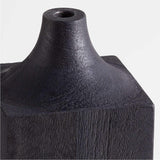 Izumo Large Dark Wood Vase 18".
