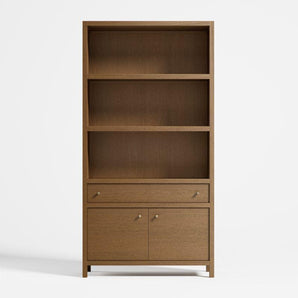 Keane Driftwood Storage Bookcase