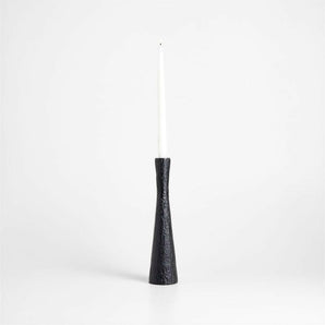 Kin Black Metal Taper Holder 13".