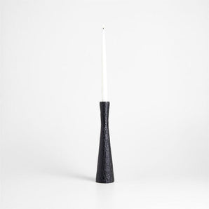Kin Black Metal Taper Holder 13".