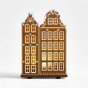LED Gingerbread Village Bergen Holiday Decoration