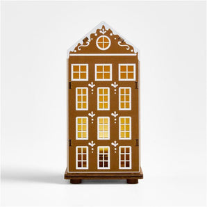 LED Gingerbread Village Rhineland Holiday Decoration
