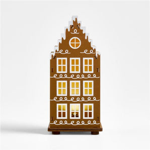 LED Gingerbread Village Staufen Holiday Decoration