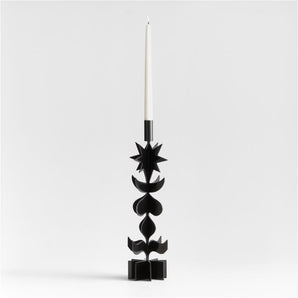 Picado Metal Taper Candle Holder by Lucia Eames