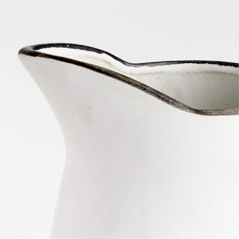 Stevey 103-oz. Cream Terracotta Pitcher by Leanne Ford.