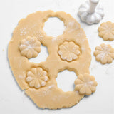Ceramic Scalloped Cookie Stamp by Laura Kim.