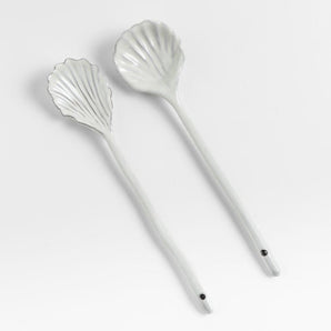 Served by the Seas Ceramic 2-Piece Serving Set by Laura Kim.
