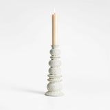 Toulouse Large Ceramic Taper Candle Holder by Laura Kim.