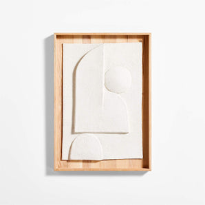 "Lain I" Paper Mache Wall Art.