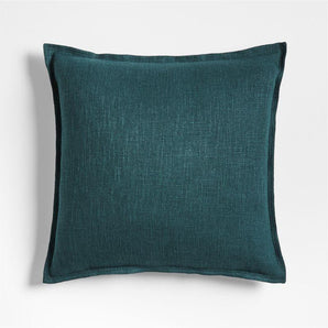 Organic Laundered Linen Throw Pillow
