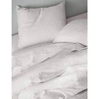 Organic 400 Thread Count Percale White Sheet Set.