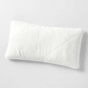 EUROPEAN FLAX ™-Certified Linen Crisp White King Quilted Pillow Sham.