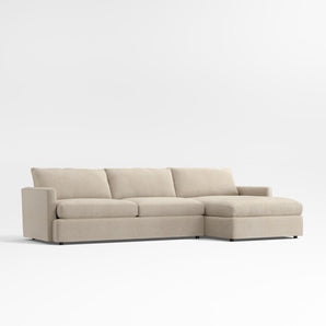Lounge 2-Piece Sectional Sofa with Chaise Lounge w piezas