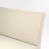 Lowe Ivory Grey Corner Dining Banquette Chair.