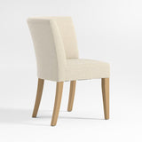 Lowe Ivory Grey Corner Dining Banquette Chair.