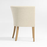 Lowe Ivory Grey Corner Dining Banquette Chair.