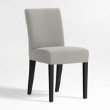 Lowe Pewter Upholstered Dining Chair.