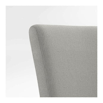 Lowe Pewter Upholstered Dining Chair.