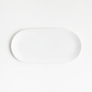 Lunea Melamine White Long Serving Platter
