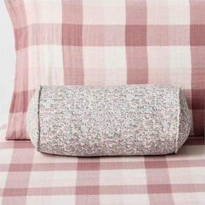 Almohada cilíndrica infantil con estampado floral multicolor Liza Ditsy
