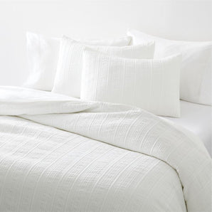 Organic Cotton Textured Duvet Cover