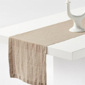 Marin EUROPEAN FLAX ™-Certified Linen Striped Runner