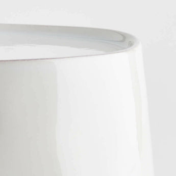 Marin White Ceramic Drink Dispenser Stand.