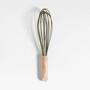 Marin Desert Green Silicone and Wood Whisk.