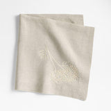 Embroidered herb-themed marin design featuring detailed dill motifs for elegant culinary decor