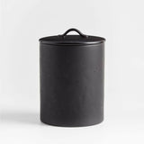 Marin Large Matte Black Canister.