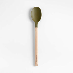 Marin Desert Green Silicone and Wood Spoon.