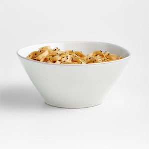 Marin White Meal Bowl.