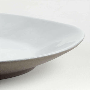Marin White Recycled Stoneware Salad Plate.