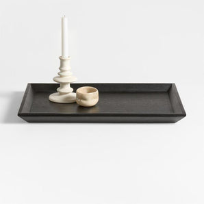 Memento Ebonized Wood Tray