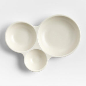 Servidor de cerámica para tapas Mezze de 3 piezas