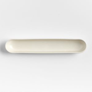 Mezze Ceramic Tapas Long Olive Dish