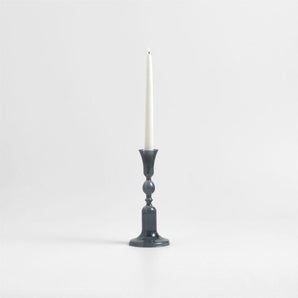 Milano Glass Taper Candle Holder 9.3"