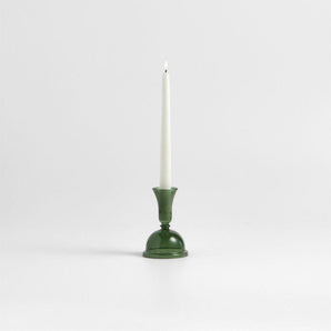 Candelabro cónico de vidrio Milano de 5,2"