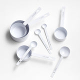 Nera Matte White Measuring Spoons.