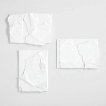 'Nereus' Plaster Wall Art Panels by Alexis Gourguechon , Set of 3.