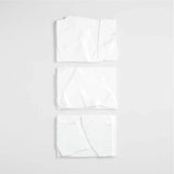 'Nereus' Plaster Wall Art Panels by Alexis Gourguechon , Set of 3.