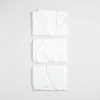 'Nereus' Plaster Wall Art Panels by Alexis Gourguechon , Set of 3.