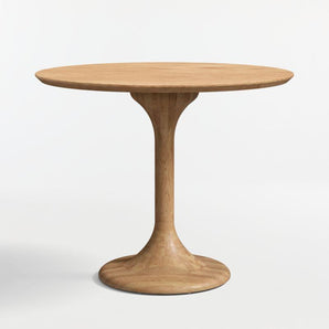 "Nero 36"" Round Wood Dining Table".